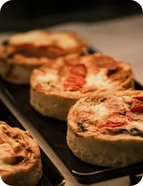 quiche met groentjes